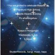 Matariki Invitation 2017