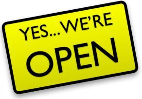 Yes We're Open