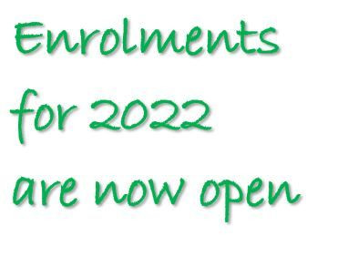Enrolments for 2022