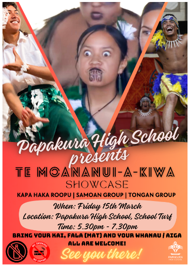 Upcoming Events -   -  Papakura High School